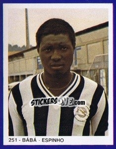 Sticker Bábá - Estrelas do Futebol 1982-1983 n. 251 - Disvenda