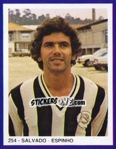Sticker Salvado - Estrelas do Futebol 1982-1983 - Disvenda