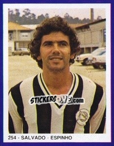 Sticker Salvado - Estrelas do Futebol 1982-1983 n. 254 - Disvenda