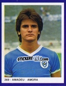 Sticker Amadeu - Estrelas do Futebol 1982-1983 - Disvenda