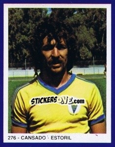 Cromo Cansado - Estrelas do Futebol 1982-1983 - Disvenda