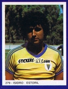 Cromo Isidro - Estrelas do Futebol 1982-1983 - Disvenda