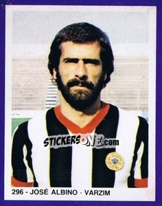 Cromo José Albino - Estrelas do Futebol 1982-1983 - Disvenda