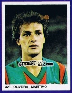 Cromo Oliveira - Estrelas do Futebol 1982-1983 - Disvenda