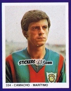 Sticker Camacho - Estrelas do Futebol 1982-1983 n. 334 - Disvenda