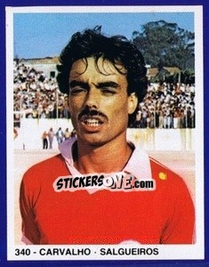 Sticker Carvalho - Estrelas do Futebol 1982-1983 - Disvenda