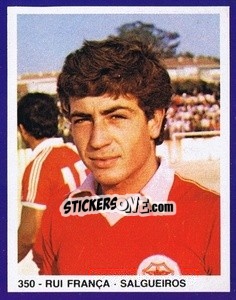 Sticker Rui França - Estrelas do Futebol 1982-1983 n. 350 - Disvenda