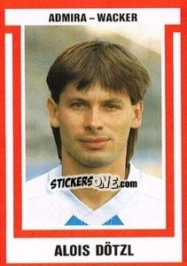 Figurina Alois Dötzl - Österreichische Fußball-Bundesliga 1988-1989 n. 5 - Euroflash