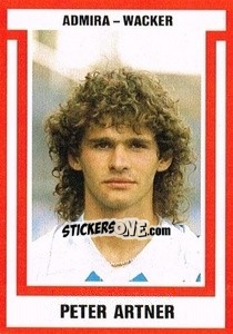 Cromo Peter Artner - Österreichische Fußball-Bundesliga 1988-1989 - Euroflash