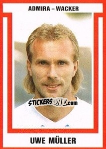 Figurina Uwe Müller - Österreichische Fußball-Bundesliga 1988-1989 n. 15 - Euroflash