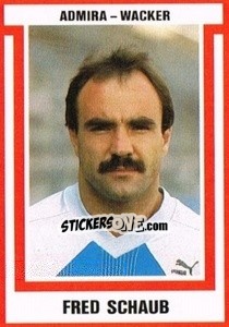 Sticker Fred Schaud - Österreichische Fußball-Bundesliga 1988-1989 - Euroflash
