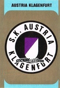 Sticker Vereinswappen - Österreichische Fußball-Bundesliga 1988-1989 - Euroflash