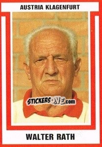 Cromo Walter Rath - Österreichische Fußball-Bundesliga 1988-1989 n. 21 - Euroflash