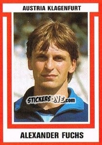 Cromo Alexander Fuchs - Österreichische Fußball-Bundesliga 1988-1989 n. 23 - Euroflash