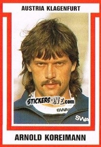 Figurina Arnold Koreimann - Österreichische Fußball-Bundesliga 1988-1989 n. 31 - Euroflash