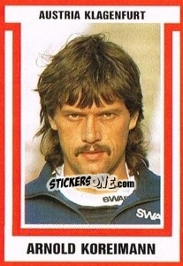 Cromo Arnold Koreimann - Österreichische Fußball-Bundesliga 1988-1989 - Euroflash