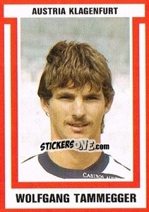 Sticker Wolfgang Tammegger - Österreichische Fußball-Bundesliga 1988-1989 - Euroflash