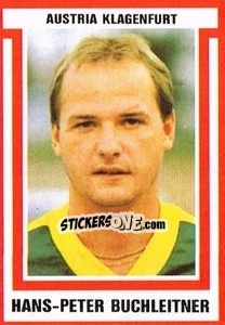 Figurina Hans-Peter Buchleitner - Österreichische Fußball-Bundesliga 1988-1989 n. 35 - Euroflash