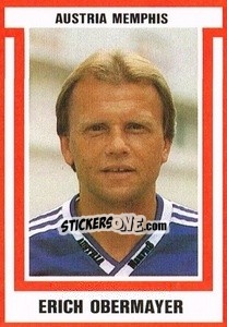 Figurina Erich Obermayer - Österreichische Fußball-Bundesliga 1988-1989 n. 42 - Euroflash