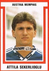 Sticker Attila Sekerlioglu - Österreichische Fußball-Bundesliga 1988-1989 - Euroflash