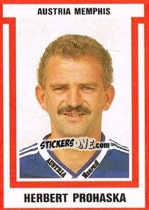 Sticker Herbert Prohaska - Österreichische Fußball-Bundesliga 1988-1989 - Euroflash