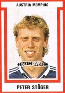 Sticker Peter Stöger - Österreichische Fußball-Bundesliga 1988-1989 - Euroflash