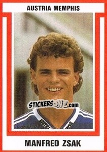 Sticker Manfred Zsak - Österreichische Fußball-Bundesliga 1988-1989 - Euroflash