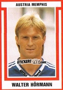 Sticker Walter Hörmann - Österreichische Fußball-Bundesliga 1988-1989 - Euroflash