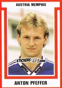 Sticker Anton Preffer - Österreichische Fußball-Bundesliga 1988-1989 - Euroflash