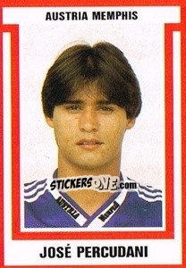 Sticker José Percudani - Österreichische Fußball-Bundesliga 1988-1989 - Euroflash