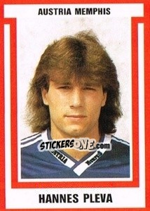 Cromo Hannes Pleva - Österreichische Fußball-Bundesliga 1988-1989 - Euroflash