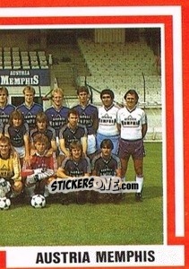 Cromo Mannschaft - Österreichische Fußball-Bundesliga 1988-1989 - Euroflash