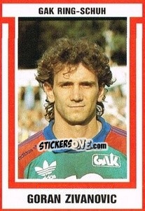 Figurina Goran Zivanovic - Österreichische Fußball-Bundesliga 1988-1989 n. 60 - Euroflash