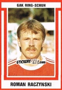 Figurina Roman Raczynski - Österreichische Fußball-Bundesliga 1988-1989 n. 63 - Euroflash