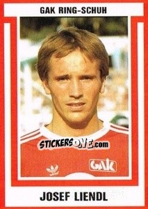 Figurina Josef Liendl - Österreichische Fußball-Bundesliga 1988-1989 n. 64 - Euroflash