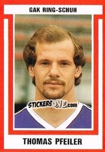 Sticker Thomas Pfeiler - Österreichische Fußball-Bundesliga 1988-1989 - Euroflash