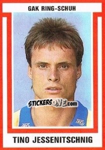 Figurina Tino Jessenitschnig - Österreichische Fußball-Bundesliga 1988-1989 n. 66 - Euroflash