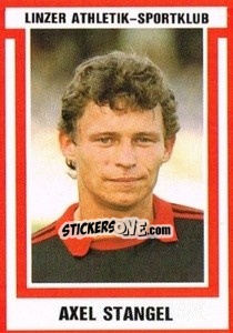 Sticker Axel Stangel - Österreichische Fußball-Bundesliga 1988-1989 - Euroflash