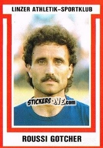 Sticker Roussi Gotcher - Österreichische Fußball-Bundesliga 1988-1989 n. 80 - Euroflash