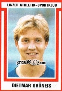 Figurina Dietmar Grüneis - Österreichische Fußball-Bundesliga 1988-1989 - Euroflash