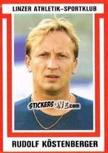 Cromo Rudolf Köstenberger - Österreichische Fußball-Bundesliga 1988-1989 - Euroflash