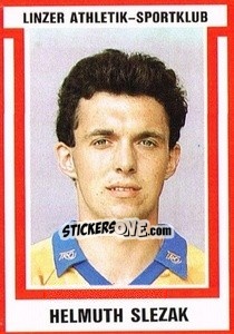 Cromo Helmuth Slezak - Österreichische Fußball-Bundesliga 1988-1989 - Euroflash