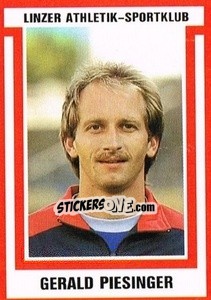 Sticker Gerald Piesinger - Österreichische Fußball-Bundesliga 1988-1989 n. 89 - Euroflash