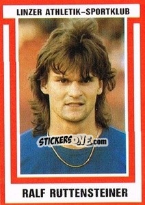 Sticker Ralf Ruttensteiner - Österreichische Fußball-Bundesliga 1988-1989 - Euroflash