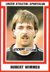 Sticker Hubert Wimmer - Österreichische Fußball-Bundesliga 1988-1989 n. 93 - Euroflash