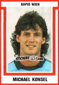 Sticker Michael Konsel - Österreichische Fußball-Bundesliga 1988-1989 n. 98 - Euroflash