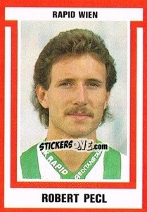 Sticker Robert Pecl - Österreichische Fußball-Bundesliga 1988-1989 n. 103 - Euroflash