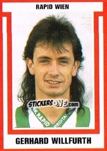 Figurina Gerhard Willfurth - Österreichische Fußball-Bundesliga 1988-1989 n. 105 - Euroflash