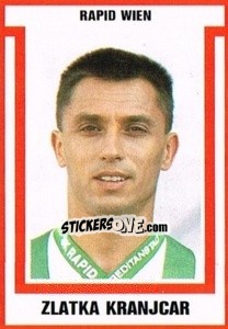 Sticker Zlatka Kranjcar - Österreichische Fußball-Bundesliga 1988-1989 - Euroflash