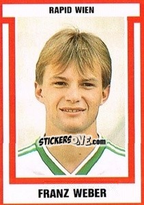 Figurina Franz Weber - Österreichische Fußball-Bundesliga 1988-1989 n. 109 - Euroflash